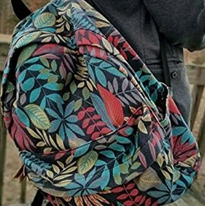 Canvas Floral Backpack